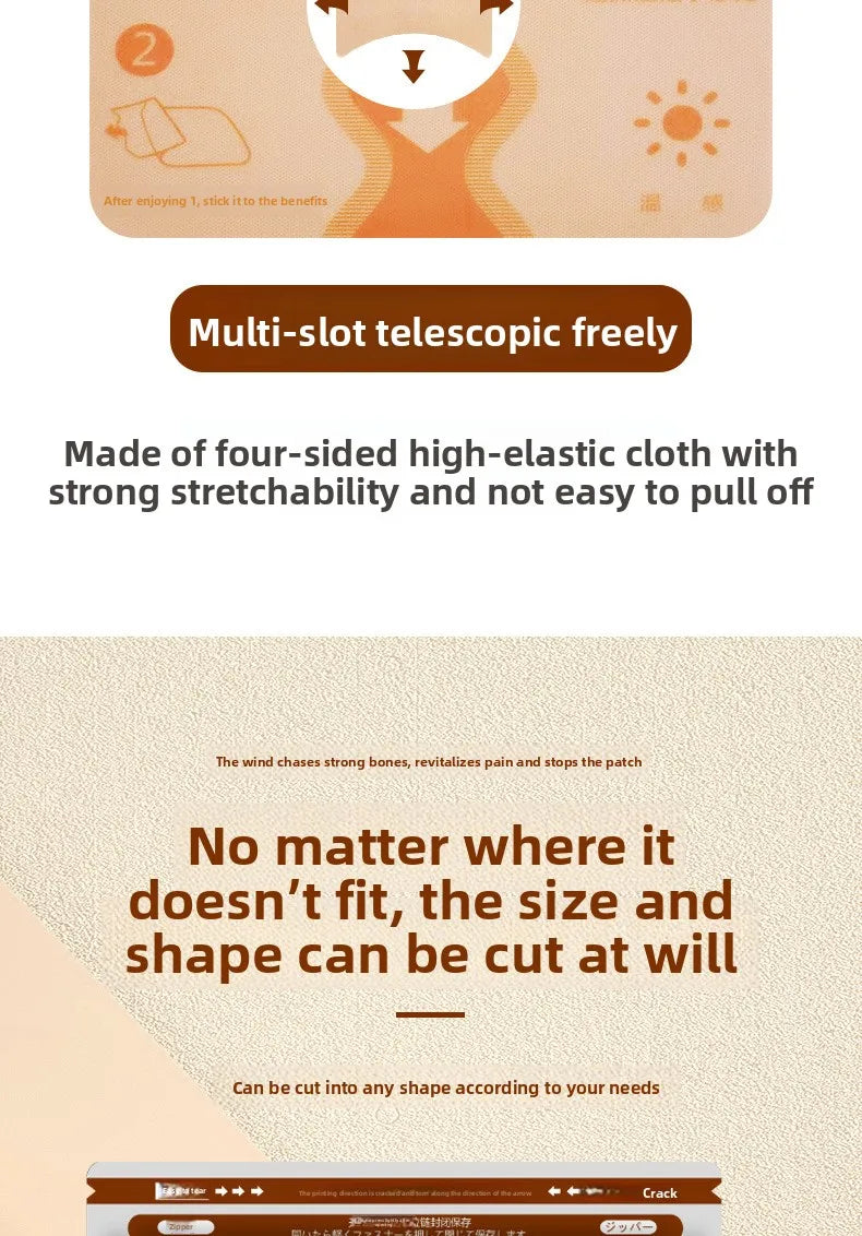 Thermal Therapy Patch - Herbal Warming Relief for Joint & Muscle Discomfort, Soothing Moxa Heat for Enhanced Circulation