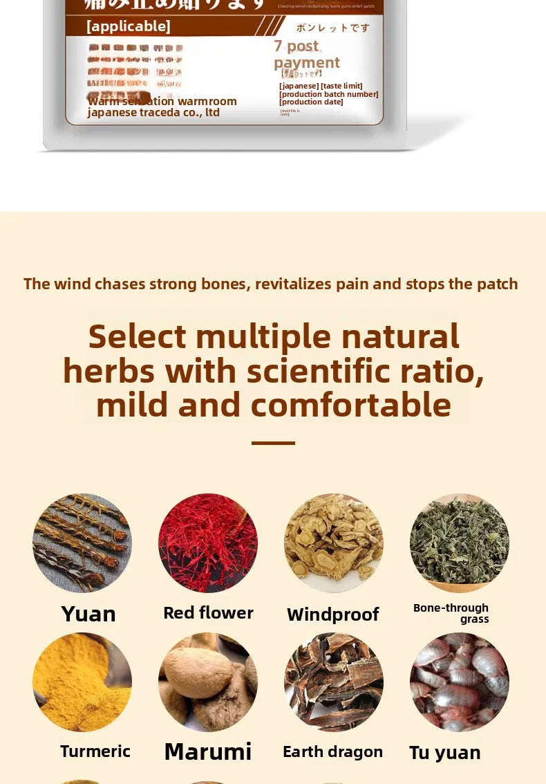 Thermal Therapy Patch - Herbal Warming Relief for Joint & Muscle Discomfort, Soothing Moxa Heat for Enhanced Circulation