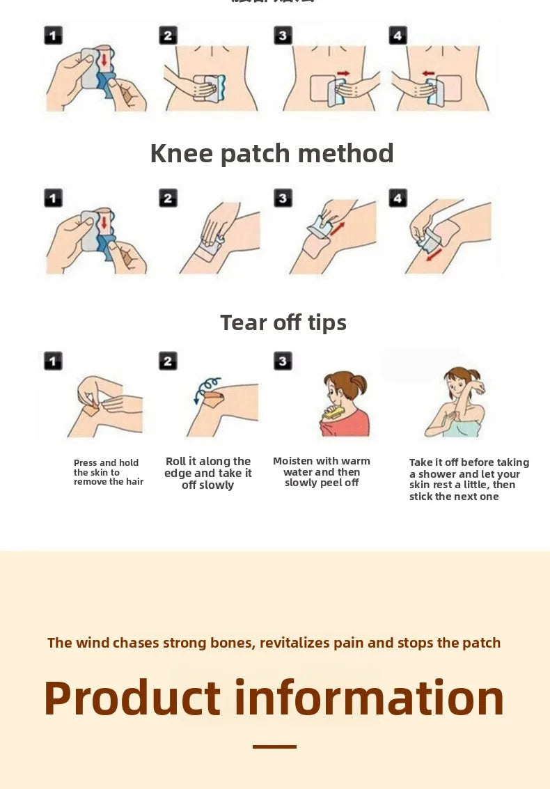 Thermal Therapy Patch - Herbal Warming Relief for Joint & Muscle Discomfort, Soothing Moxa Heat for Enhanced Circulation