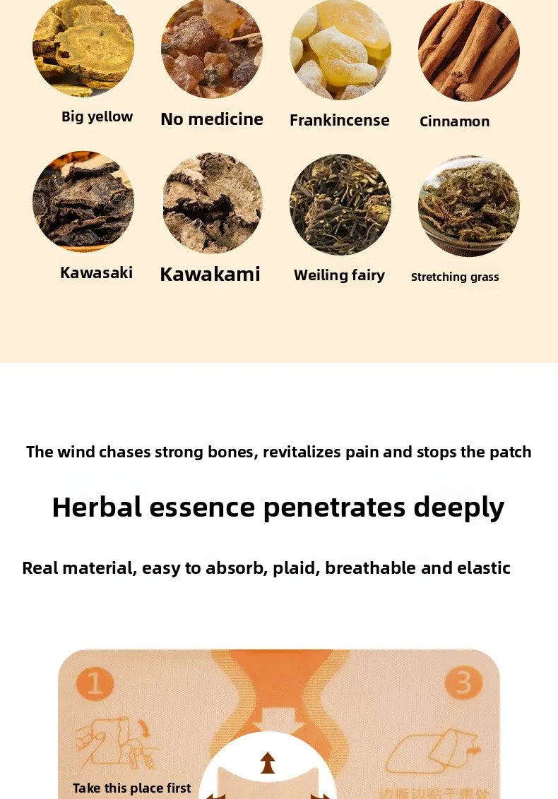 Thermal Therapy Patch - Herbal Warming Relief for Joint & Muscle Discomfort, Soothing Moxa Heat for Enhanced Circulation